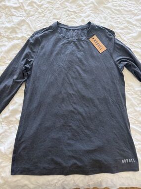 NOBULL Men's Dark Charcoal Short-Sleeve Crewneck Tee